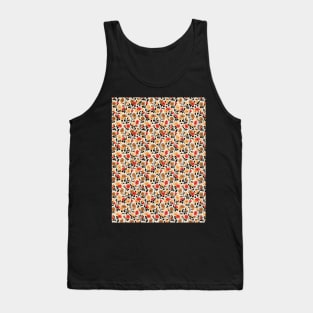 Rose red, White, gray, pink, flowers painting Art (1929) pattern Tank Top